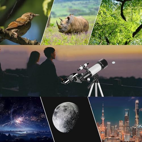 EACONN 70mm Refractor Telescope for Kids and Adults
