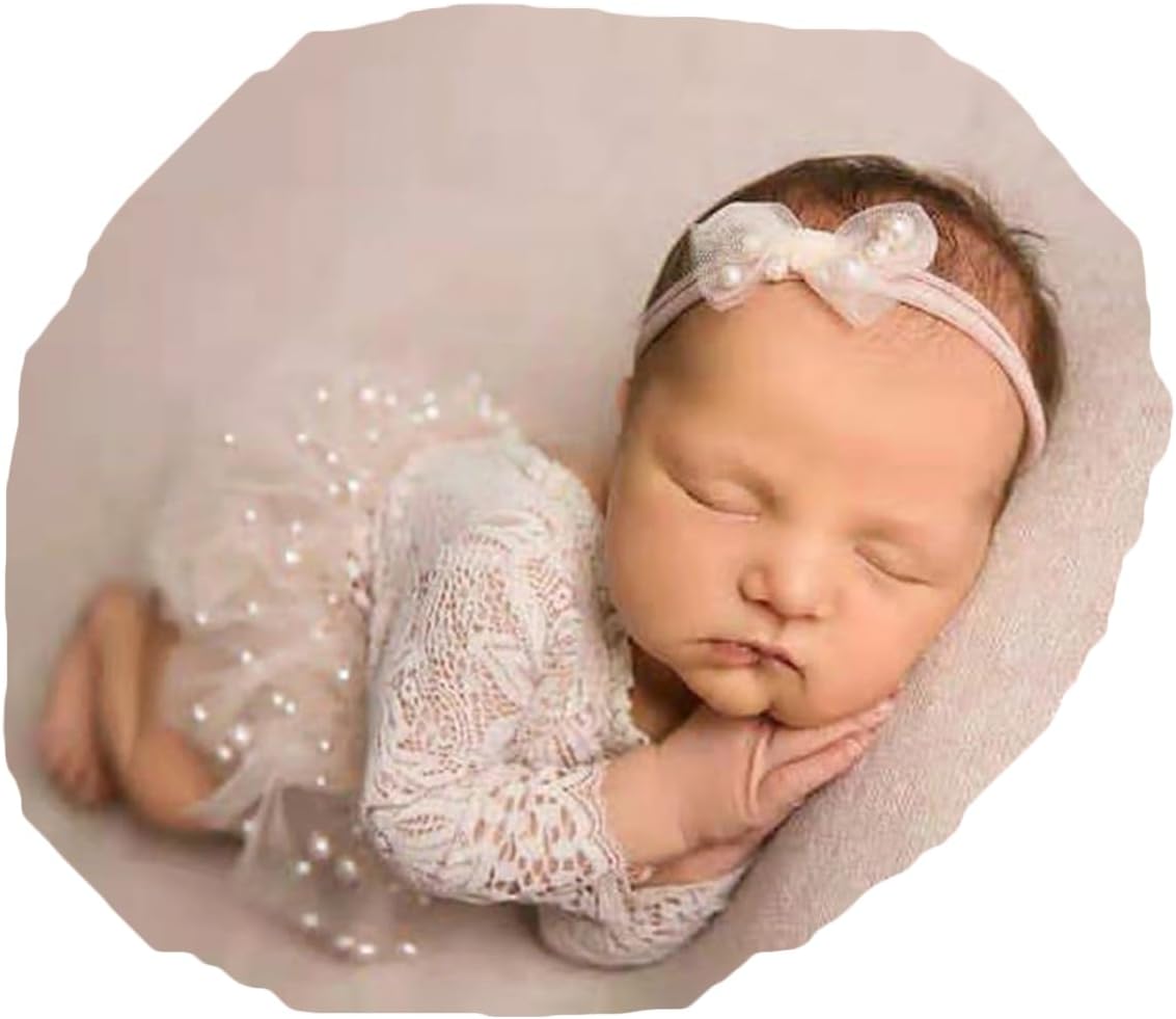 Zeroest Newborn Girl Photography Outfit 3 PCS Set