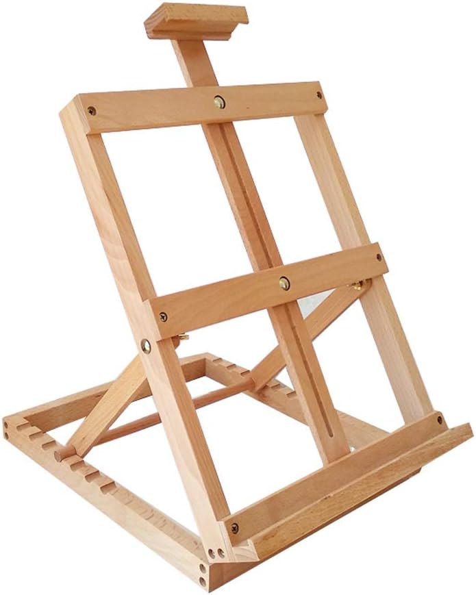 Portable Slope Adjustable Canvas Display Stand for Kids and Artists