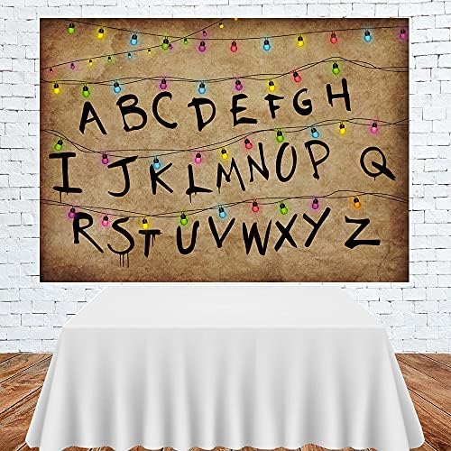 Lofaris Rustic Alphabet Backdrop for Photography
