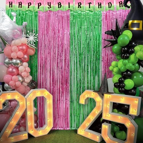 Witch Themed Birthday Photo Backdrop Decorations 2 Pack