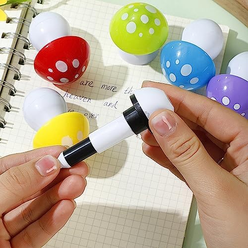 Mushroom Ballpoint Pens Blue Ink 05mm Novelty Cartoons 30 PCS