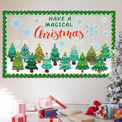 Christmas Bulletin Board Classroom Decorations Set