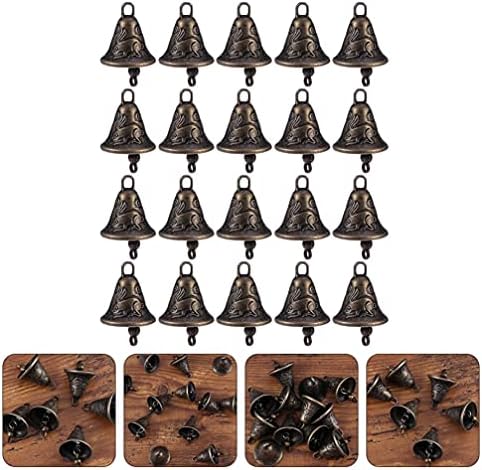 DOITOOL 20PCS Mini Craft Bells for Decorations