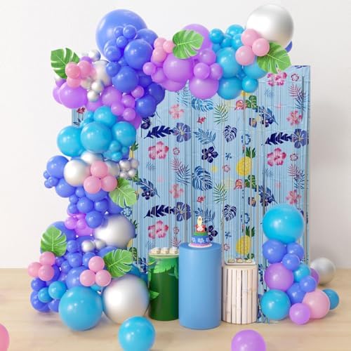 BEAF Hawaiian Element Birthday Backdrop Curtains