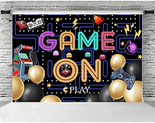 Lofaris 5x3ft Colorful Lights Game On Backdrop