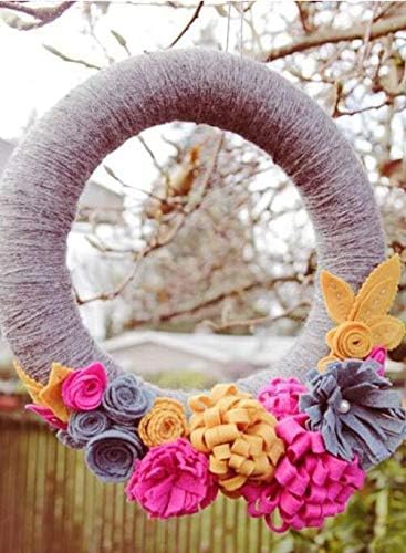 Crafare 118 Inch Foam Wreath Forms 4 Pack