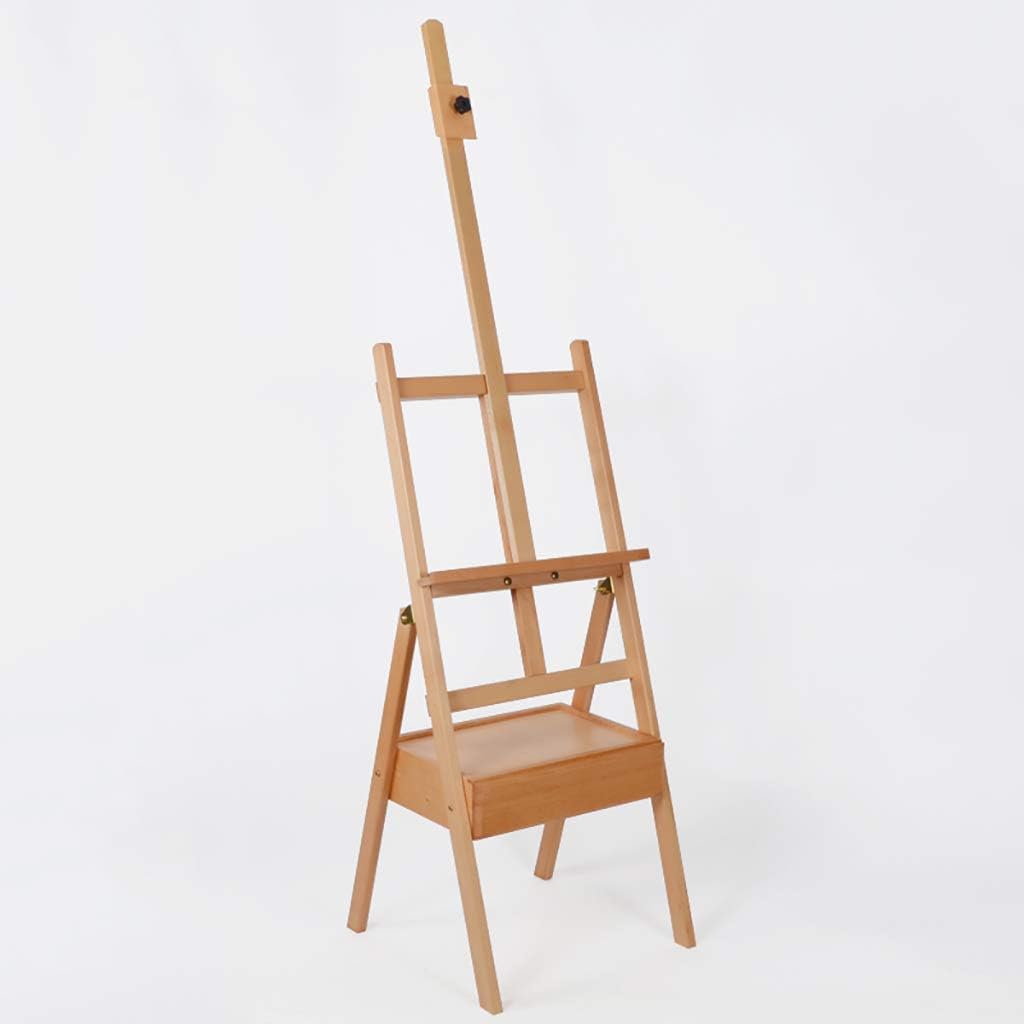 Adjustable Art Easel with Drawer and Polished Surface