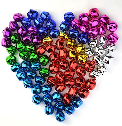 100pcs Jingle Bells for Christmas Party Festival Decor