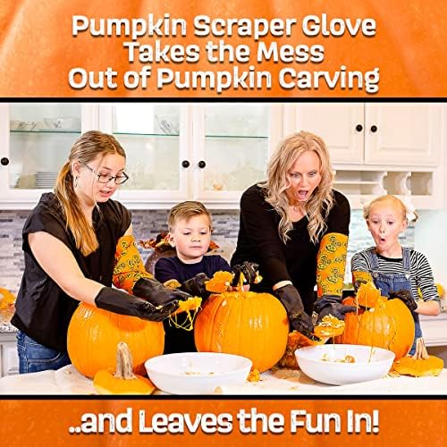 Pumpkin Scraper Glove Mess Free Carving Kit for Adults