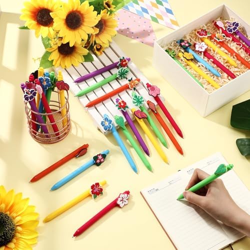 30 Hawaiian Luau Ballpoint Pens Summer Party Favors Gift Set