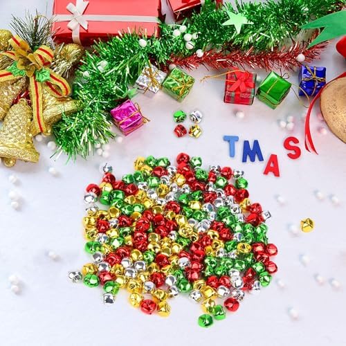 Augshy 120 Piece Jingle Bells Christmas Decor Set