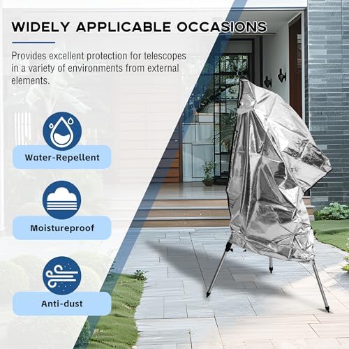 Telescope Cover with Adjustable Drawstring - 376 Inch Diameter