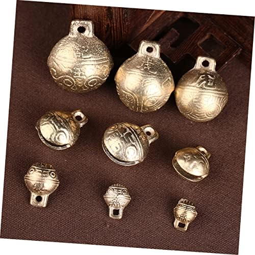 STOBOK 30pcs Colorful Metal Christmas Bells