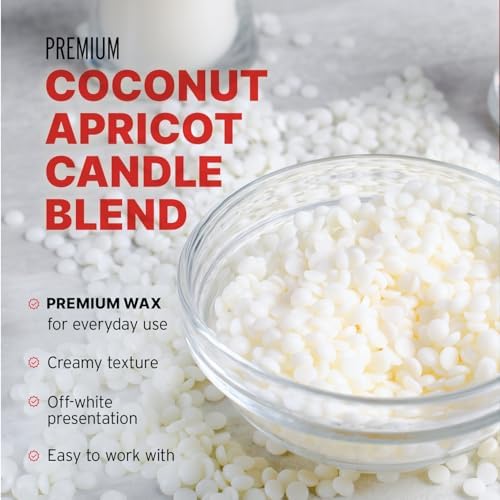 Premium Coconut Apricot Wax for Candle Making 10 lb