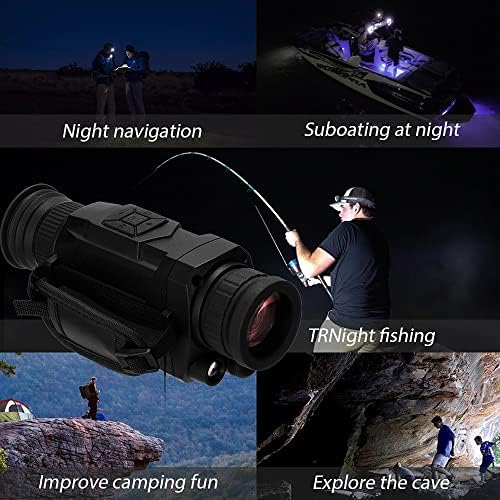Night Vision Monocular with 8X Digital Zoom and 5X Optical Zoom 1