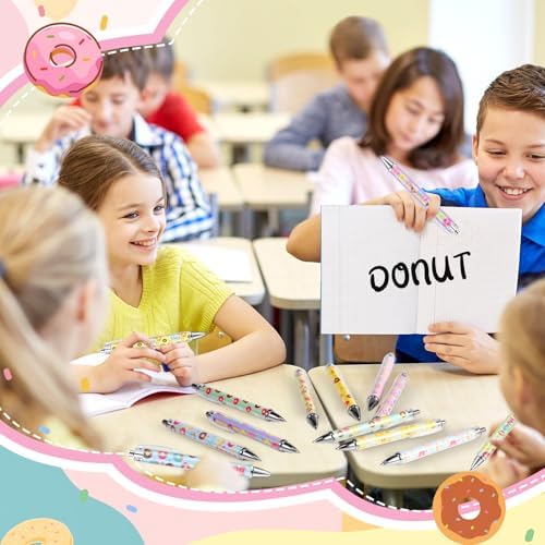 48 Pcs Donut Gel Pens Bulk Cute Donut Writing Pens