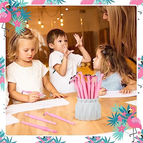 Fulmoon 40 Pcs Cute Pink Flamingo Gel Pens