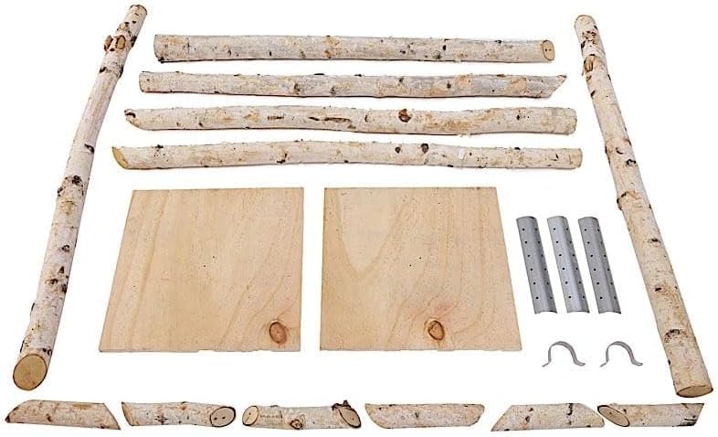 Balsa Circle 75 Feet Natural Birch Wood Wedding Arch