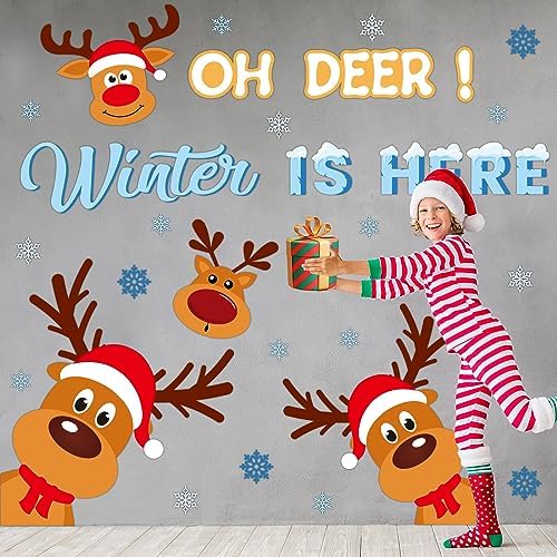 ZOIIWA Large Christmas Bulletin Board Classroom Decoration