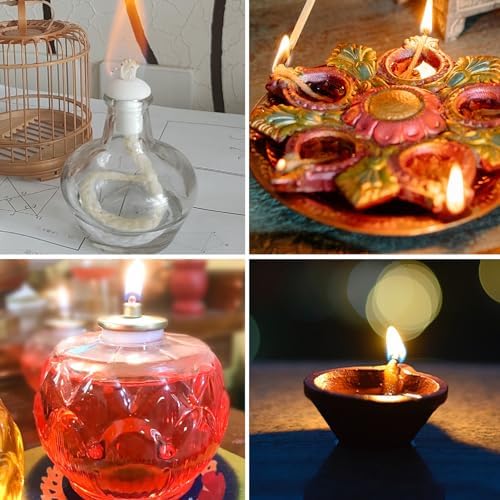 328 Ft Braided Cotton Candle Wicks for Kerosene Alcohol Lamps