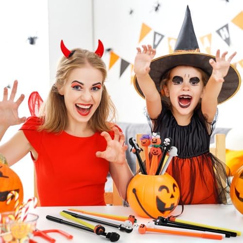 DIYASY 32 Pcs Halloween Gel Ink Pens Assorted Designs
