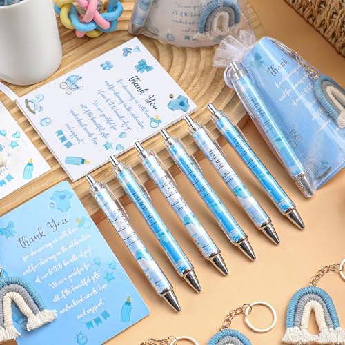 20 Piece Baby Shower Favor Gift Set with Pens and Keychains