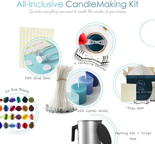 Hearth Harbor Candle Making Kit for All Ages