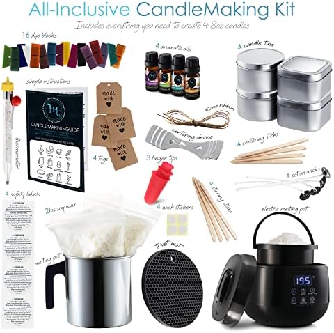 Hearth Harbor Soy Candle Kit for Adults