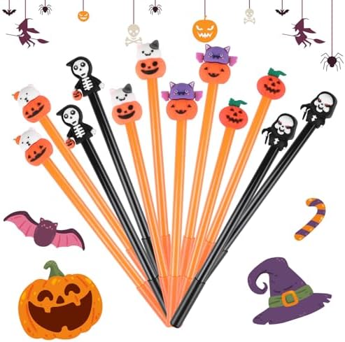 LOMIMOS 30 Pcs Halloween Gel Ink Pens