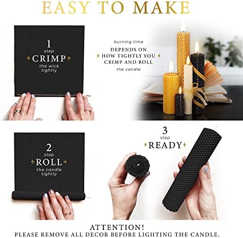 Beeswax Candle Making Kit - Luxury Decor for Home