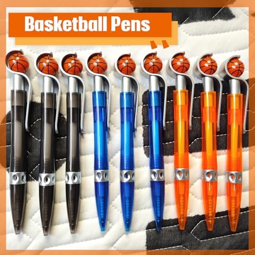 12Pcs Basketball Pens for Parties and School Supplies