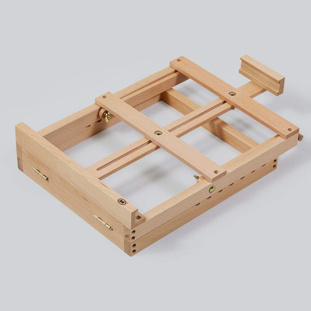 Wood Painting Stand with Portable Slope Adjustments