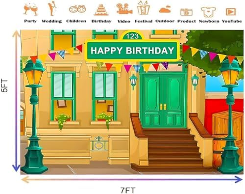 Happy Birthday Photography Background for Kids Party