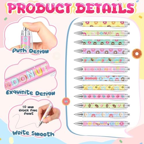 48 Pcs Donut Gel Pens Bulk Cute Donut Writing Pens