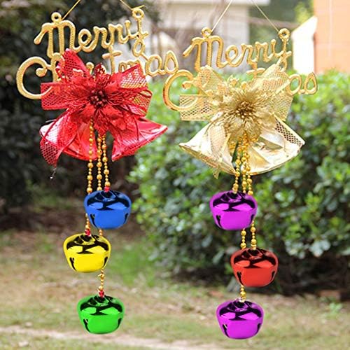 100pcs Jingle Bells for Christmas Party Festival Decor
