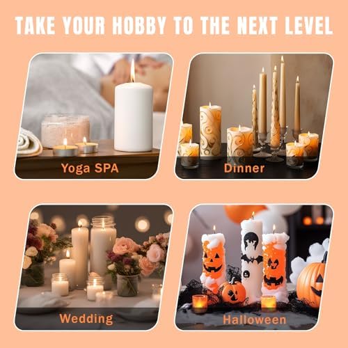 TOAUTO Candle Making Kit with 3Lbs Melting Pot