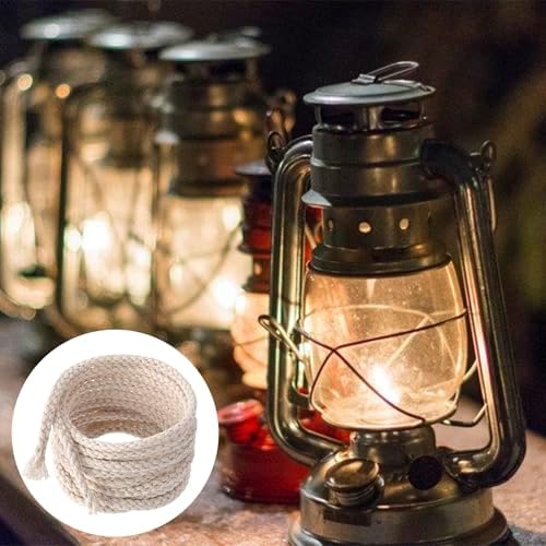 OIIKI 656 Ft Cotton Lamp Wicks for Candles and Lamps