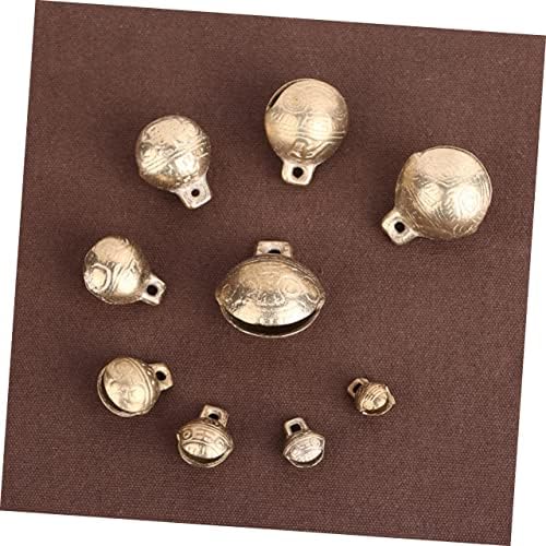 STOBOK 30pcs Colorful Metal Christmas Bells