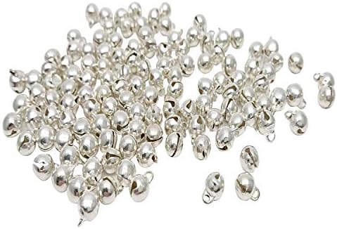 14 Inch Silver Mini Bell DIY Crafting Set 100pcs