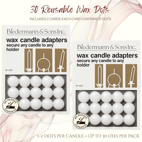 Biedermann Sons Reusable Secure-Hold Wax Dots Set of 30