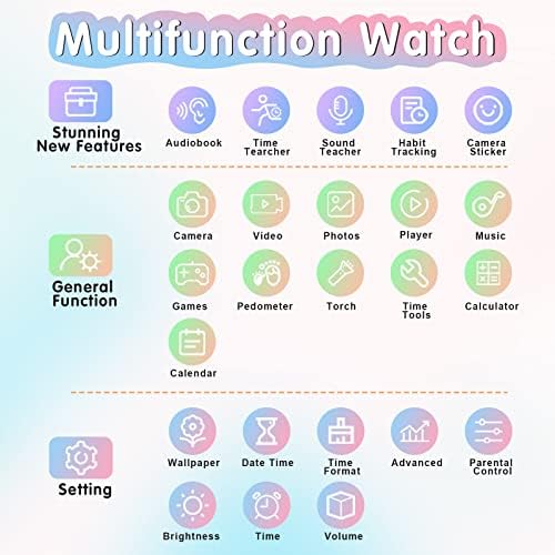 Kids Smart Watch with 15 Games and Parental Control