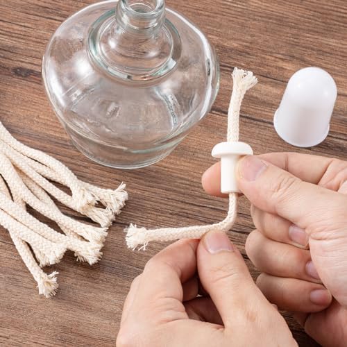 10 PCS 14 Round Oil Lamp Wicks with Holders