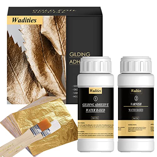 Gold Leaf Gilding Adhesive Set for Arts and Crafts