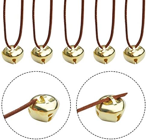 BronaGrand 50pcs Jingle Bells DIY Christmas Craft Bells
