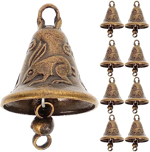 MAGICLULU 11pcs Mini Jingle Bells Christmas Tree Pendants