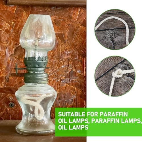 100PCS Round Cotton Oil Lamp Wicks 14 Inch