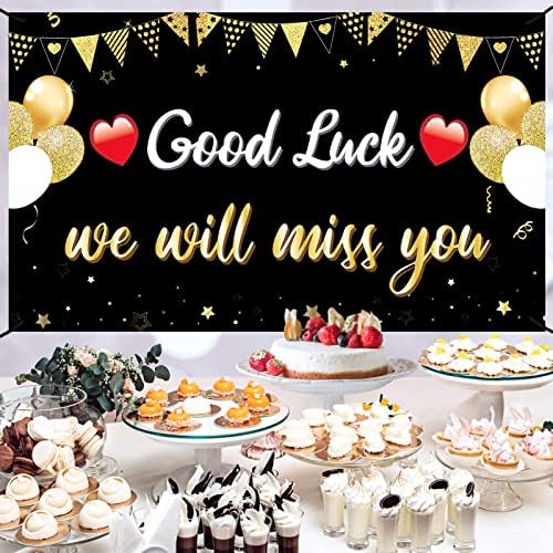 Pimvimcim Good Luck Farewell Banner Decor