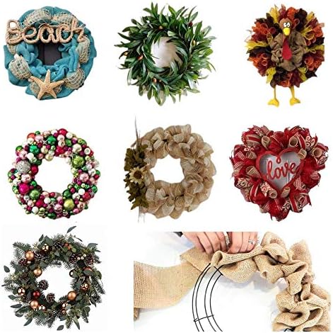14 Inch Metal Wire Wreath Frame Pack of 2