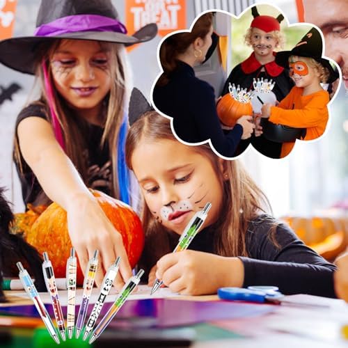 DIYASY 36 Pcs Halloween Pens Bulk Set